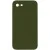 Чохол Silicone Case Square Full Camera Protective (AA) NOLOGO для Apple iPhone 7/8/SE (2020) (4.7") Зелений / Dark Olive