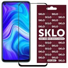 Захисне скло SKLO 3D для Xiaomi Redmi Note 9 / Redmi 10X / Note 9T / Note 9 5G Чорний