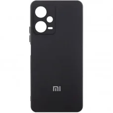 Чохол Silicone Cover Lakshmi Full Camera (AA) with logo для Xiaomi Redmi Note 12 Pro+ 5G Чорний / Black