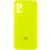 Чохол Silicone Cover Full Camera (AA) для Xiaomi Redmi Note 10 5G / Poco M3 Pro Салатовий / Neon green