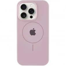 Чохол Silicone Case Full Protective (AA) with MagSafe для Apple iPhone 14 Pro Max (6.7") Рожевий / Pink Sand