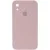 Чохол Silicone Case Square Full Camera Protective (AA) для Apple iPhone XR (6.1") Рожевий / Pink Sand