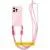 Чохол TPU CrossBody with straps для Apple iPhone 12 (6.1") Pink