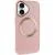 TPU чохол Bonbon Metal Style with MagSafe для Apple iPhone 16 Plus (6.7") Рожевий / Light Pink