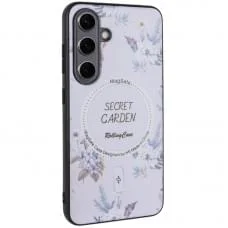 TPU+PC чохол Secret Garden with MagFit для Samsung Galaxy S24 White