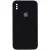 Чохол Silicone Case Square Full Camera Protective (AA) для Apple iPhone X / XS (5.8") Чорний / Black