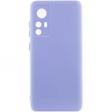 Чохол Silicone Cover Lakshmi Full Camera (AA) для Xiaomi 12T / 12T Pro Бузковий / Dasheen