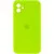 Чохол Silicone Case Square Full Camera Protective (AA) для Apple iPhone 11 (6.1") Салатовий / Neon green Чохол Silicone Case Square Full Camera Protective (AA) для Apple iPhone 11 (6.1") Салатовий / Neon green