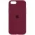 Чохол Silicone Case Full Protective (AA) для Apple iPhone SE (2020) / 7 / 8 (4.7") Бордовий / Plum