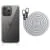 Чохол TPU Transparent with Straps для Apple iPhone 13 Pro Max (6.7") Grey