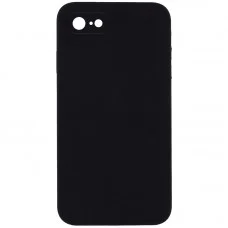 Чохол Silicone Case Square Full Camera Protective (AA) NOLOGO для Apple iPhone 6/6s (4.7") Чорний / Black
