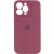 Чохол Silicone Case Full Camera Protective (AA) для Apple iPhone 16 Pro (6.3") Бордовий / Plum