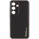 Шкіряний чохол Xshield для Samsung Galaxy S23 FE Чорний / Black