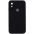 Чохол Silicone Case Square Full Camera Protective (AA) для Apple iPhone XR (6.1") Чорний / Black