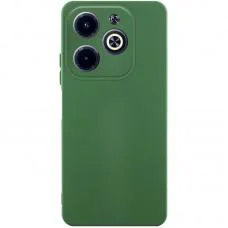 Чохол TPU GETMAN Liquid Silk Full Camera для Infinix Hot 40i Зелений / Dark green