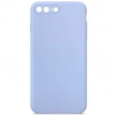 Чохол Silicone Case Square Full Camera Protective (AA) NOLOGO для Apple iPhone 7 plus/8 plus (5.5") Блакитний / Lilac Blue