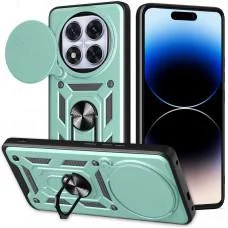 Ударостійкий чохол Camshield Serge Ring для Xiaomi Redmi Note 14 Pro+ Зелений