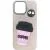 Чохол TPU Leather Toys для Apple iPhone 16 Pro (6.3") Coffee / Pink