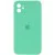 Чохол Silicone Case Square Full Camera Protective (AA) для Apple iPhone 11 (6.1") Зелений / Spearmint Чохол Silicone Case Square Full Camera Protective (AA) для Apple iPhone 11 (6.1") Зелений / Spearmint