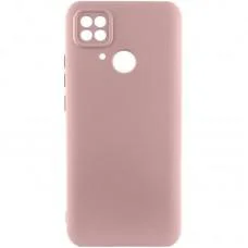 Чохол TPU GETMAN Liquid Silk Full Camera для Xiaomi Redmi 10C Рожевий / Pink Sand