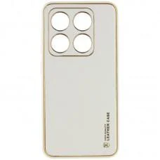 Шкіряний чохол Xshield для Xiaomi 14 Білий / White