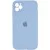 Чохол Silicone Case Square Full Camera Protective (AA) для Apple iPhone 11 Pro (5.8") Блакитний / Lilac Blue