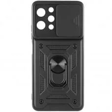 Чохол Ummi Camshield Serge Ring для Xiaomi Redmi 12 / Poco M6 Pro 5G Чорний