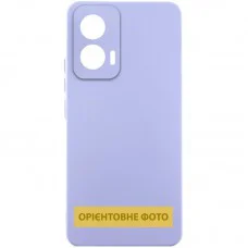 Чохол Silicone Cover Lakshmi Full Camera (AAA) для Motorola Moto G75 5G Бузковий / Dasheen