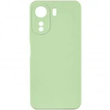 Чохол TPU GETMAN Liquid Silk Full Camera для Xiaomi Redmi 13C / Poco C65 Зелений / Pistachio