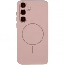 Чохол Silicone Cover Lakshmi Full Camera (AA) with MagFit для Samsung Galaxy S25+ Рожевий / Pink Sand