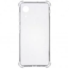TPU чохол GETMAN Ease logo посилені кути Full Camera для Samsung Galaxy A03 Core Безбарвний (прозорий)