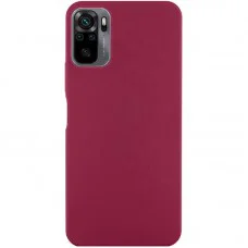 Чохол Silicone Cover Lakshmi (AA) для Xiaomi Redmi Note 10 / Note 10s / Poco M5s Бордовий / Marsala