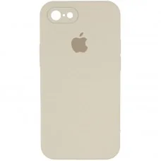 Чохол Silicone Case Square Full Camera Protective (AA) для Apple iPhone 6/6s (4.7") Бежевий / Antique White