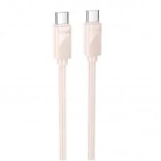 Дата кабель Hoco X114 Energy Type-C to Type-C 60W (1m) Pink