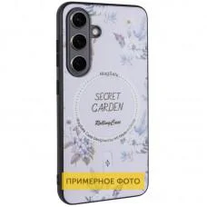 TPU+PC чохол Secret Garden with MagFit для Samsung Galaxy S23 FE White