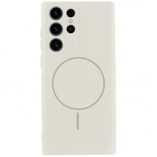 Чохол Silicone Cover Lakshmi Full Camera (AA) with MagFit для Samsung Galaxy S24 Ultra Білий / White