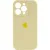 Чохол Silicone Case Full Camera Protective (AA) для Apple iPhone 16 Pro (6.3") Жовтий / Mellow Yellow