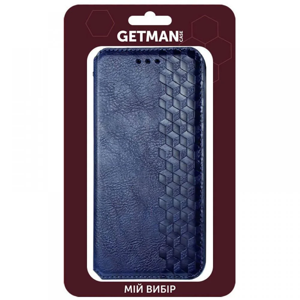 Шкіряний чохол-книжка GETMAN Cubic (PU) для Xiaomi Redmi A1 / A2 Синій