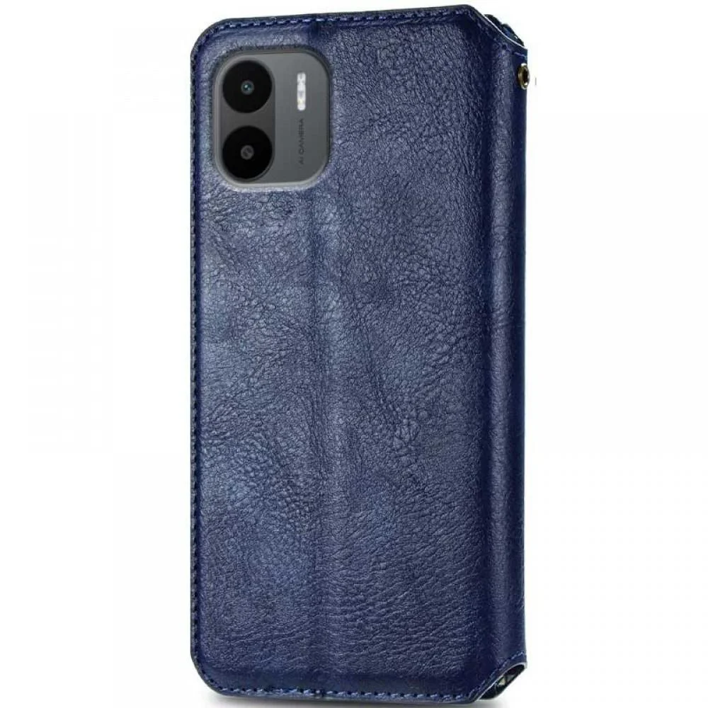 Шкіряний чохол-книжка GETMAN Cubic (PU) для Xiaomi Redmi A1 / A2 Синій