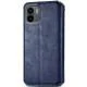 Шкіряний чохол-книжка GETMAN Cubic (PU) для Xiaomi Redmi A1 / A2 Синій