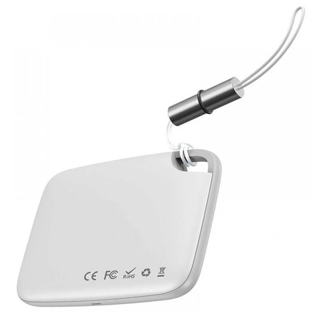 Трекер-брелок Baseus Intelligent T2 ropetype anti-loss device (ZLFDQT2-0) White