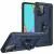 Ударостійкий чохол Serge Ring for Magnet для Samsung Galaxy A72 4G / A72 5G Темно-синій