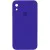Чохол Silicone Case Square Full Camera Protective (AA) для Apple iPhone XR (6.1") Фіолетовий / Ultra Violet