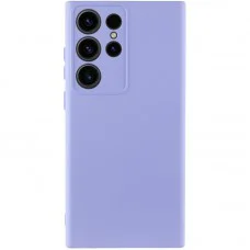 Чохол Silicone Cover Lakshmi Full Camera (AA) для Samsung Galaxy S24 Ultra Бузковий / Dasheen