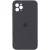 Чохол Silicone Case Square Full Camera Protective (AA) для Apple iPhone 11 Pro (5.8") Сірий / Dark Gray