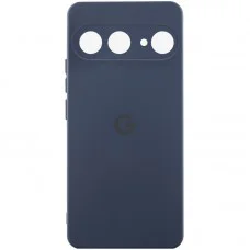 Чохол Silicone Cover Lakshmi Full Camera (AAA) with Logo для Google Pixel 9 Темно-синій / Midnight blue