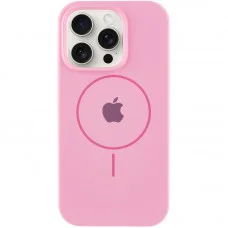 Чохол Silicone Case Full Protective (AA) with MagSafe для Apple iPhone 14 Pro Max (6.7") Рожевий / Light pink