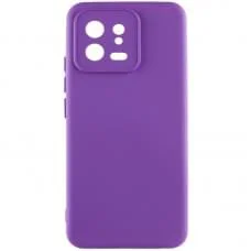 Чохол TPU GETMAN Liquid Silk Full Camera для Xiaomi 13 Pro Фіолетовий / Purple