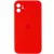 Чохол Silicone Case Square Full Camera Protective (AA) для Apple iPhone 11 (6.1") Червоний / Red Чохол Silicone Case Square Full Camera Protective (AA) для Apple iPhone 11 (6.1") Червоний / Red
