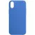 Чохол Silicone Case Full Protective (AA) NO LOGO для Apple iPhone X / XS (5.8") Синій / Capri Blue